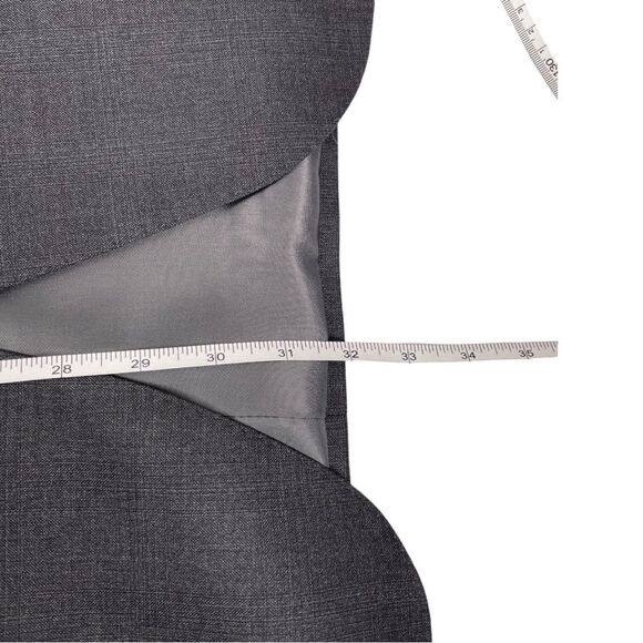 Peter Millar charcoal grey wool Sport Coat Blazer Men’s Size 42L - Picture 8 of 9